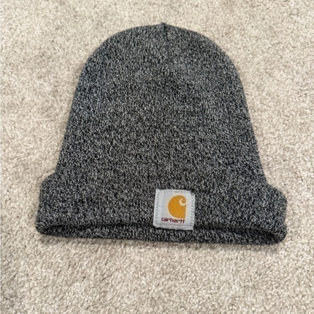Carhartt Gray Beanie - Size OS (One Size fits All)